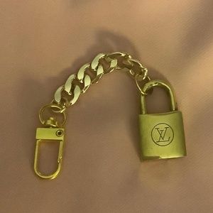 Authentic Vintage Louis Vuitton Padlock Purse Charm, Key Chain